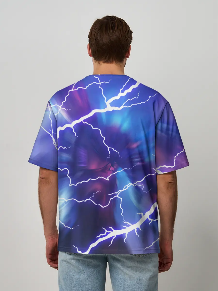 Мужская футболка оверсайз / FREEFIRE | КОРОЛЕВСКАЯ БИТВА