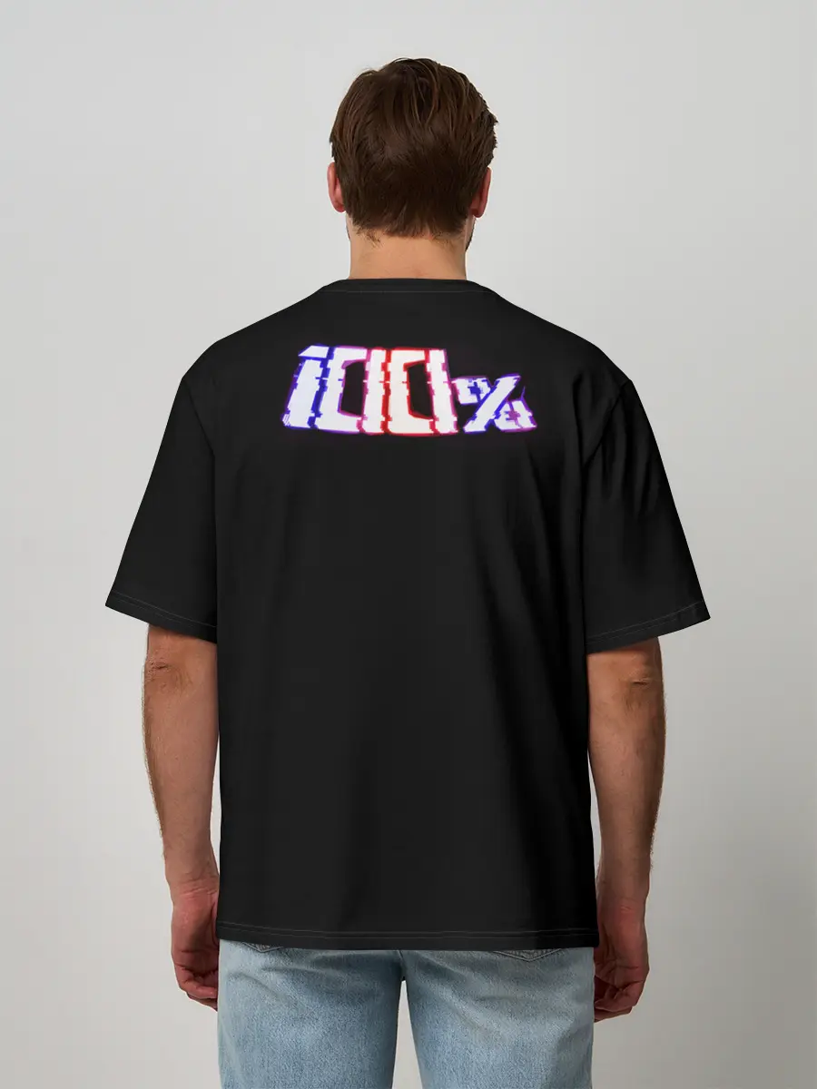 Мужская футболка оверсайз / Шигэо Кагэяма 100%