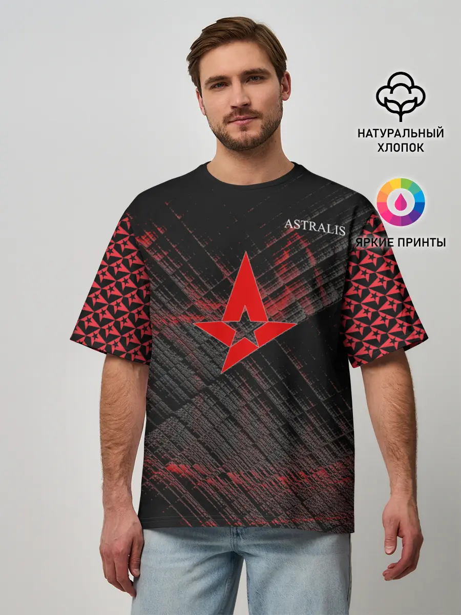 Мужская футболка оверсайз / cs:go