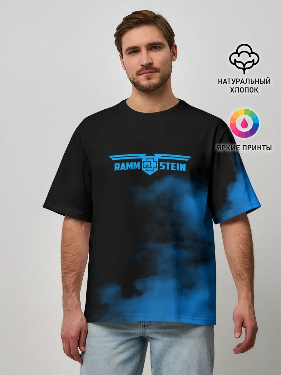 Мужская футболка оверсайз / Rammstein