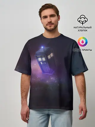 Мужская футболка оверсайз / TARDIS