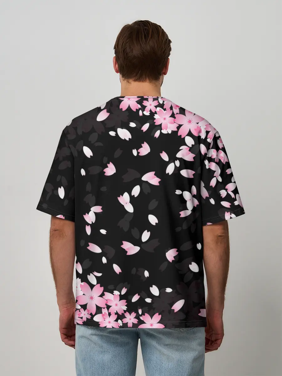 Мужская футболка оверсайз / САКУРА | SAKURA
