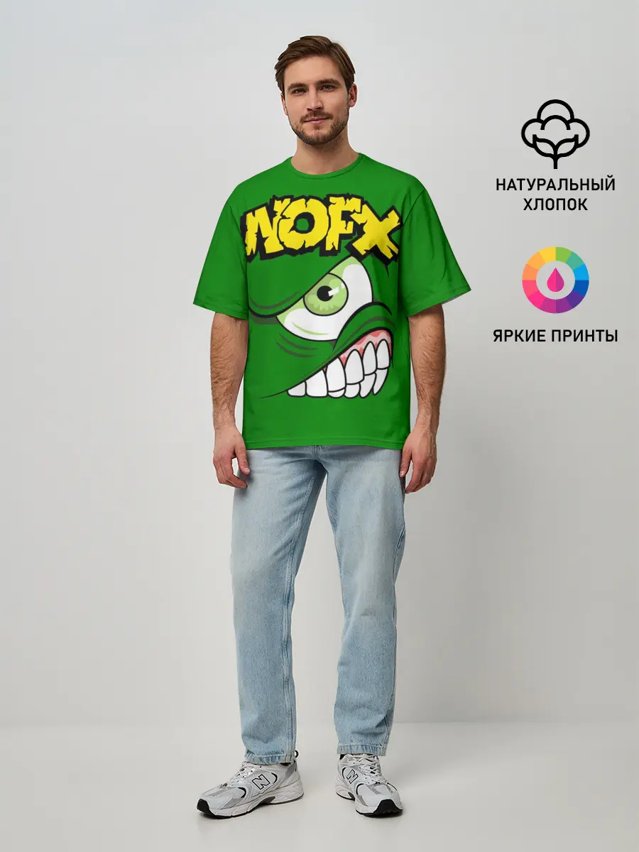 Мужская футболка оверсайз / NOFX