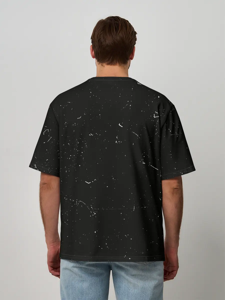 Мужская футболка оверсайз / Mask Brejcha