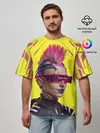 Мужская футболка оверсайз / CYBERPUNK 2077 | КИБЕРПАНК