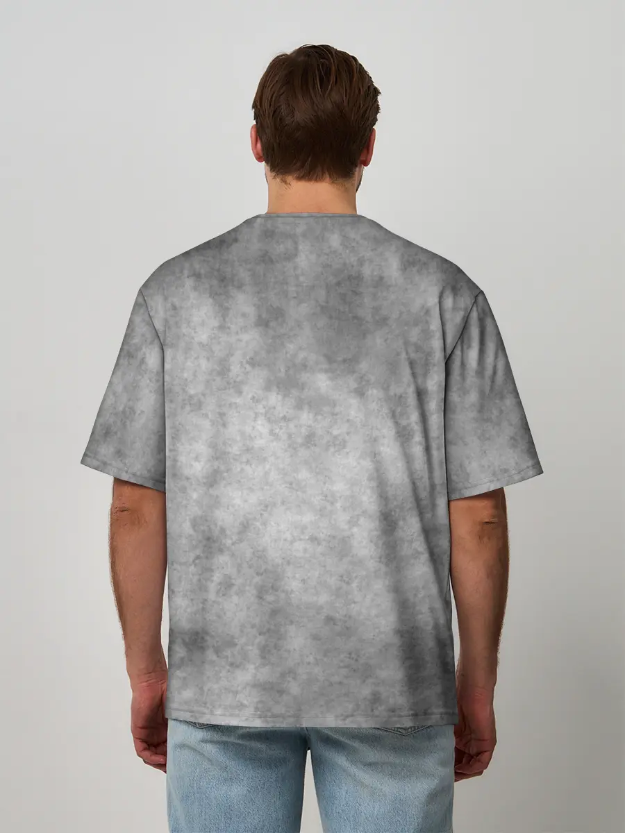 Мужская футболка оверсайз / Лев