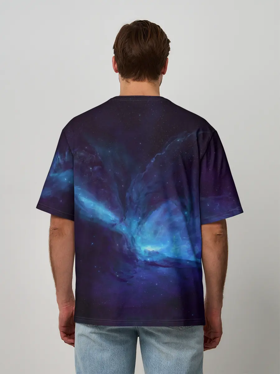 Мужская футболка оверсайз / Cosmos