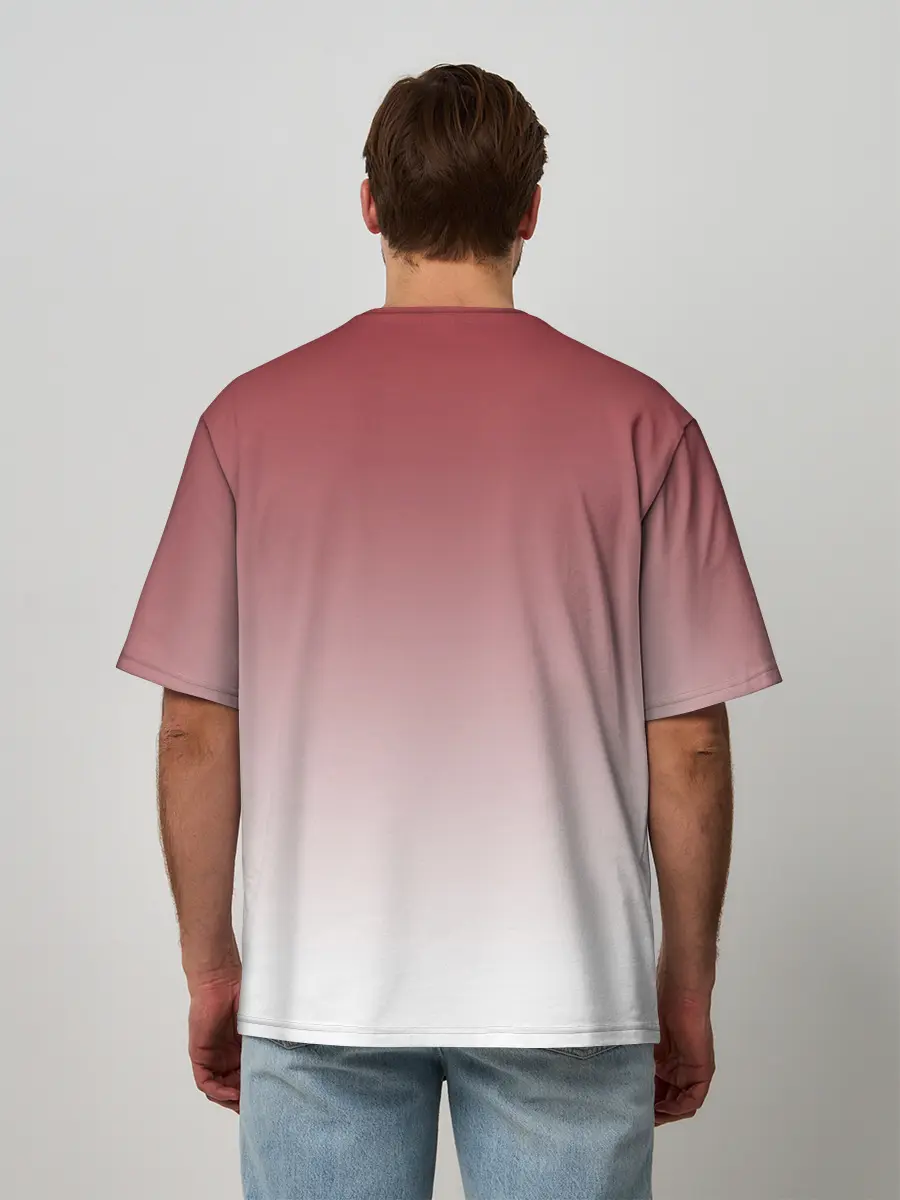 Мужская футболка оверсайз / малышка ушки хвост глаза