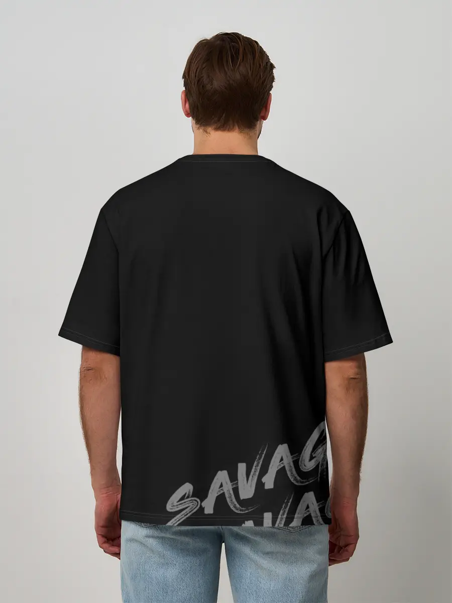 Мужская футболка оверсайз / Savage