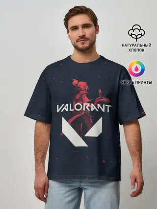 Мужская футболка оверсайз / VALORANT