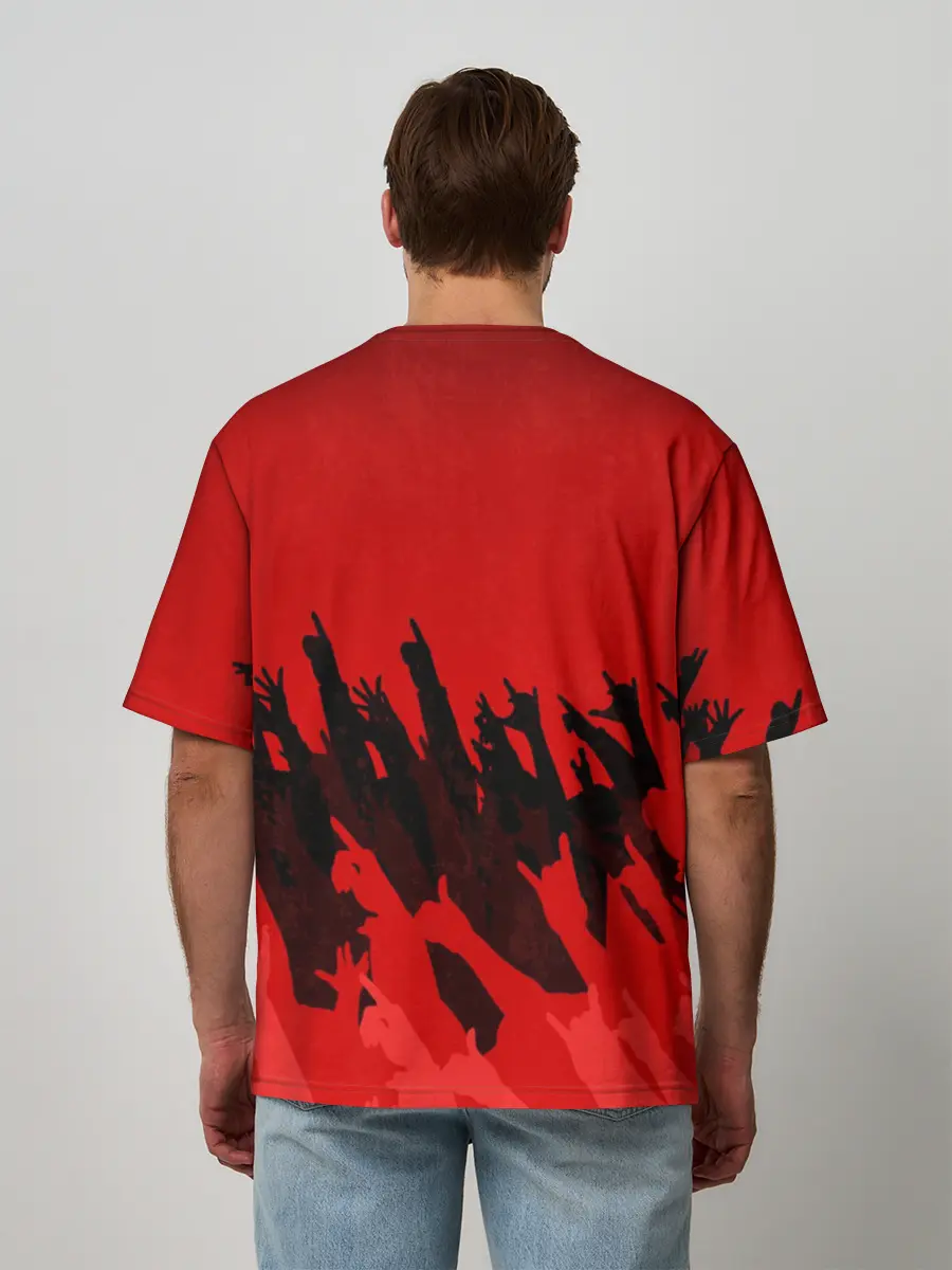 Мужская футболка оверсайз / Агата Кристи