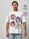 Мужская футболка оверсайз / Doki Doki Literature Club