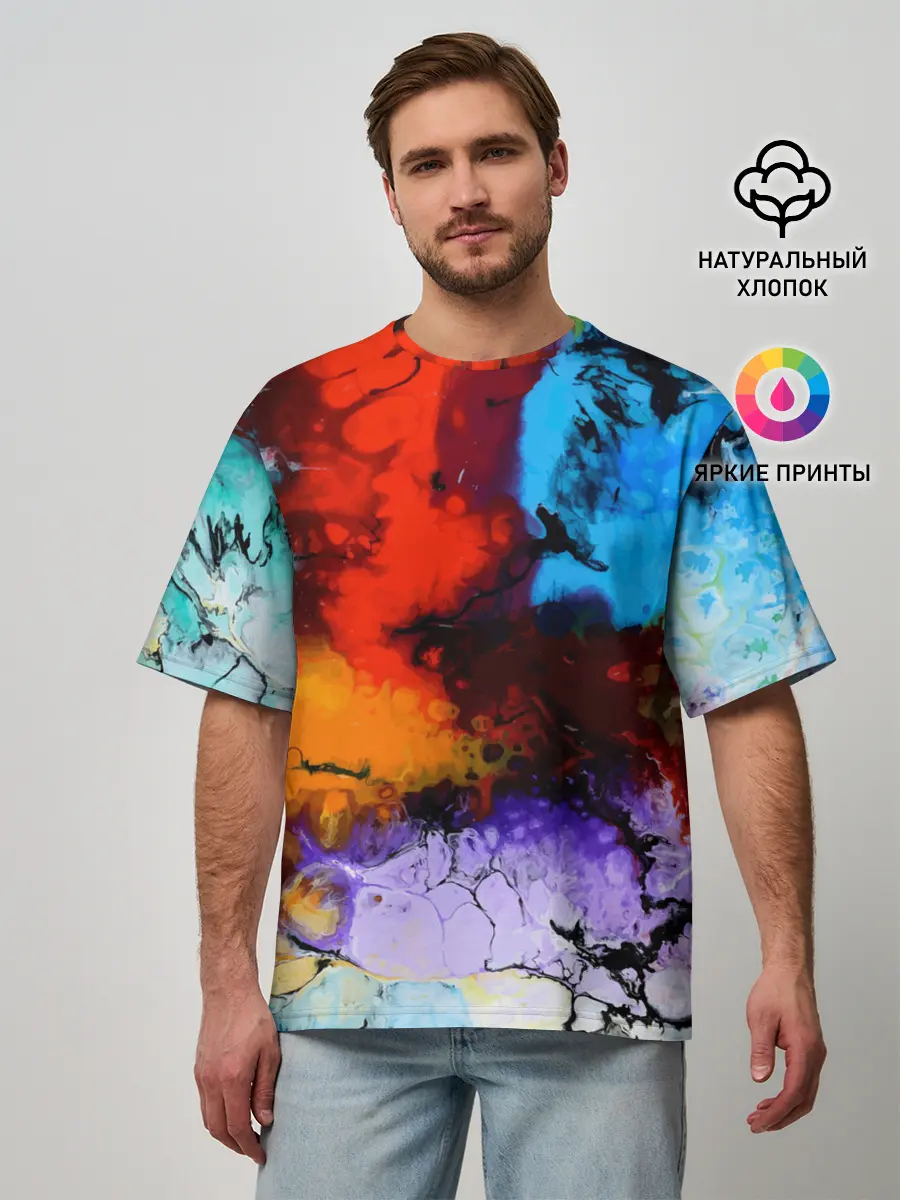 Мужская футболка оверсайз / Импрессия 2022 vanguard