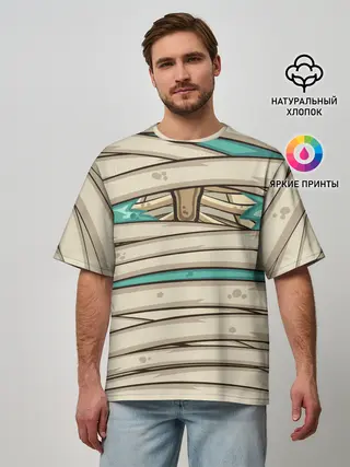 Мужская футболка оверсайз / Мумия