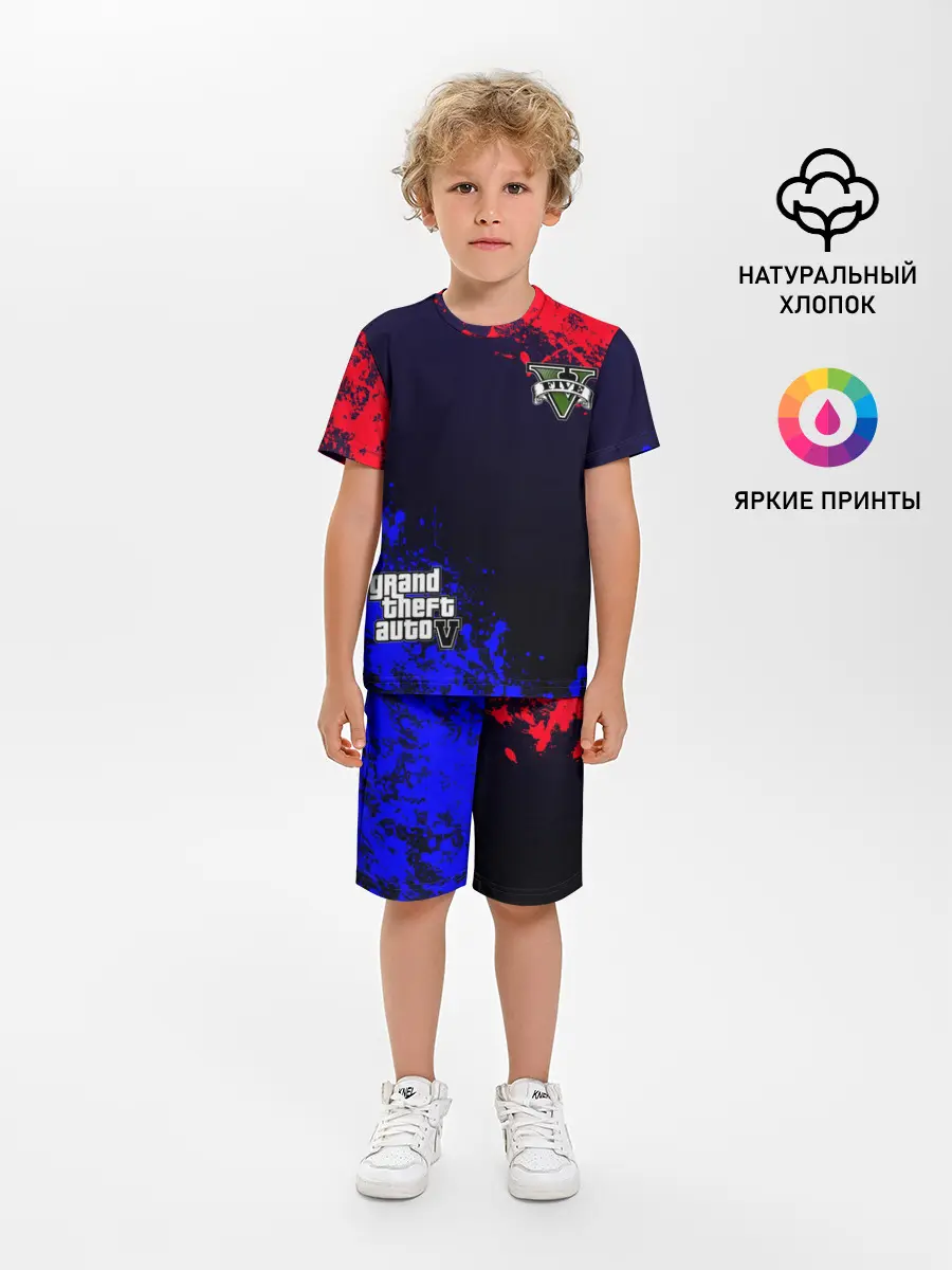 Детская пижама с шортами / GTA
