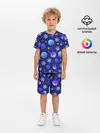 Детская пижама с шортами / Космический микс
