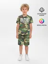 Детская пижама с шортами / ВДВ камуфляж