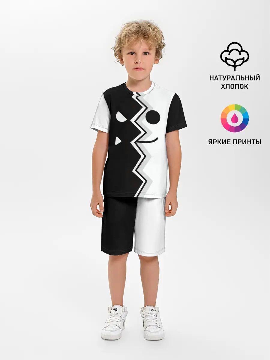 Детская пижама с шортами / Geometry Dash