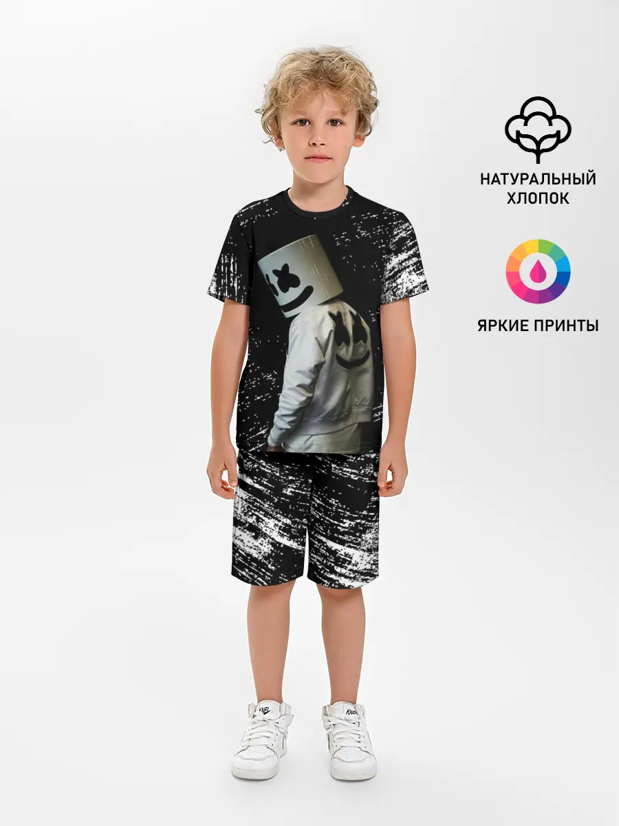 Детская пижама с шортами / Marshmello