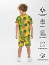 Детская пижама с шортами / Ананасы