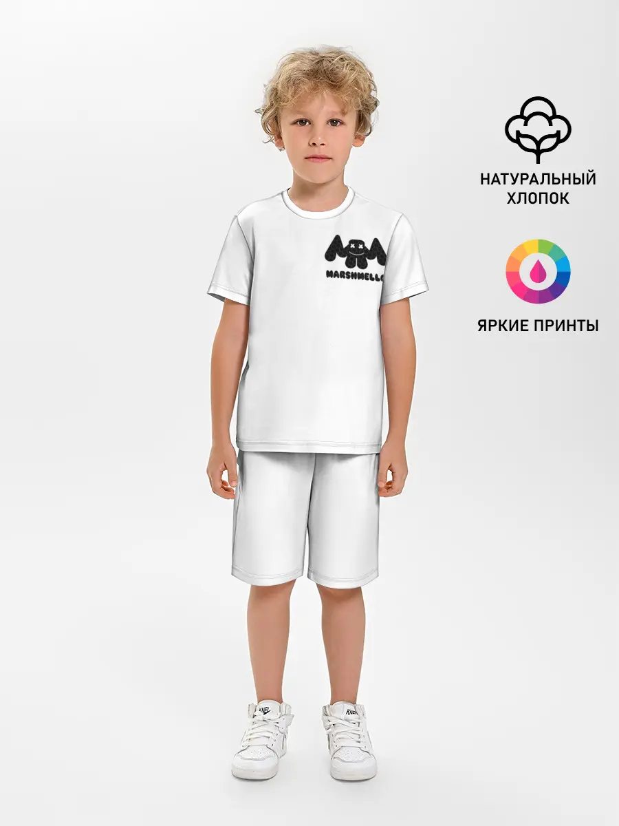 Детская пижама с шортами / Marshmello