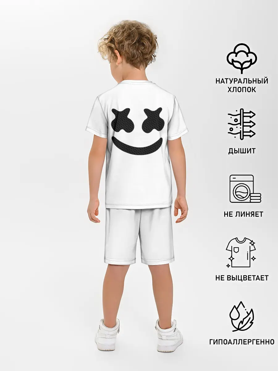 Детская пижама с шортами / Marshmello