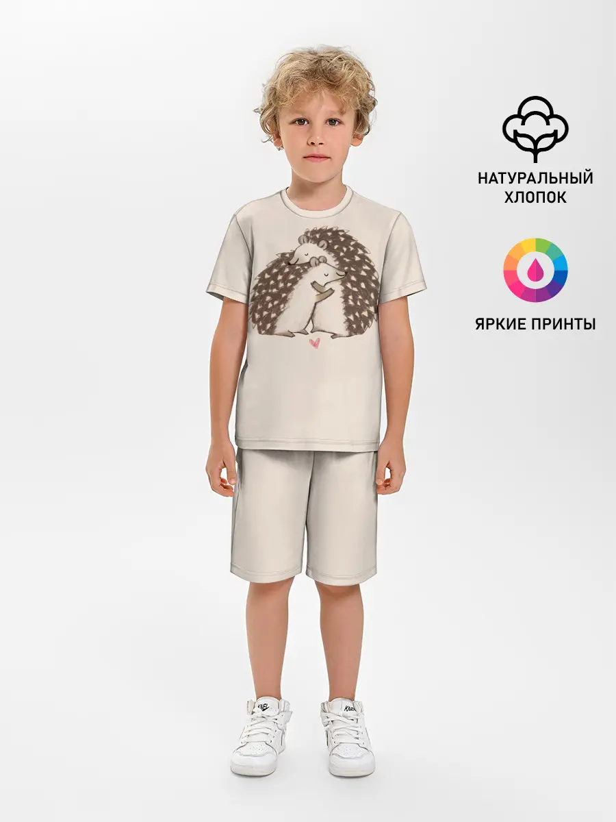 Детская пижама с шортами / Любовь Ежиков