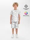 Детская пижама с шортами / Геометрия