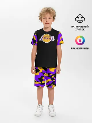 Детская пижама с шортами / LA LAKERS