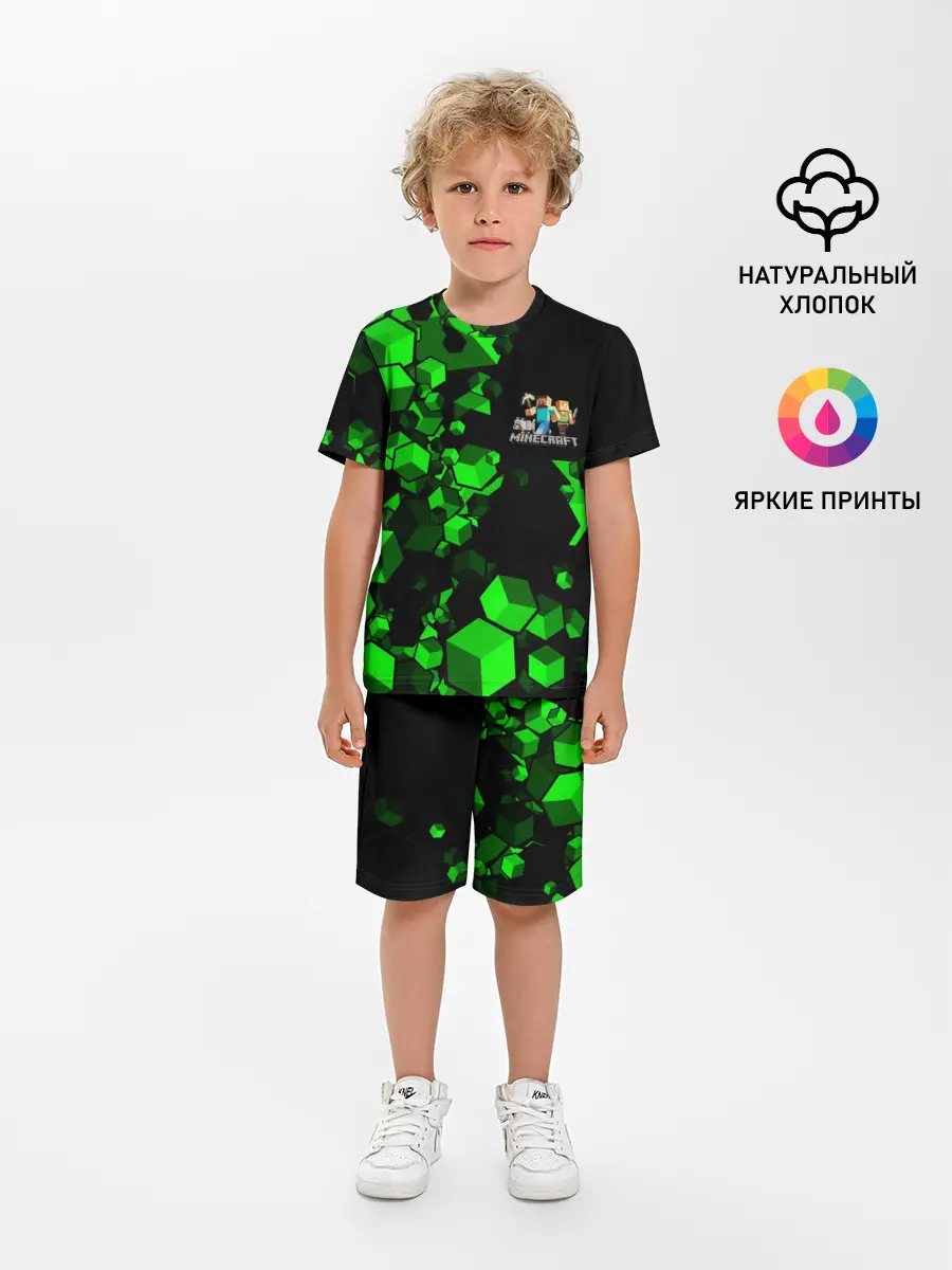 Детская пижама с шортами / MINECRAFT