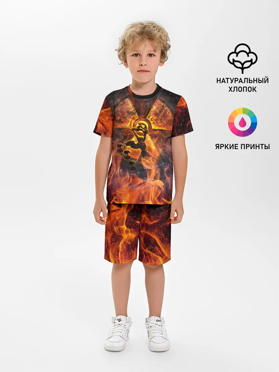 Детская пижама с шортами / S.T.A.L.K.E.R. 2 КОЛЕСО ОБОЗРЕНИЯ,ПРИПЯТЬ