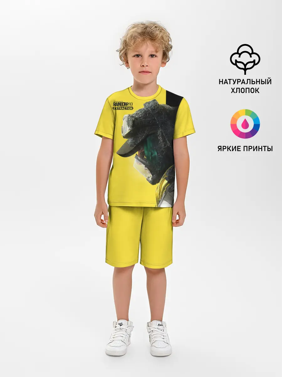 Детская пижама с шортами / Rainbow Six Extraction / Радуга 6 Эвакуация
