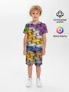Детская пижама с шортами / АБСТРАКТ
