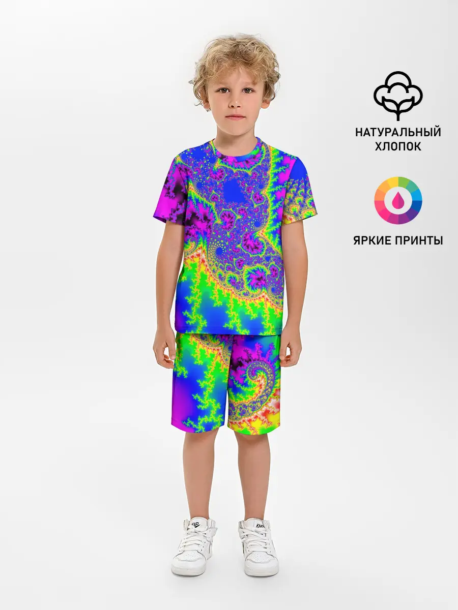 Детская пижама с шортами / NEON&ACID
