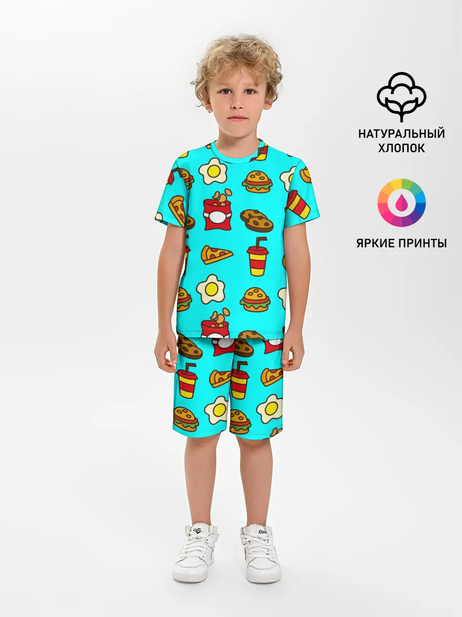 Детская пижама с шортами / Вкусняхи из Макдака!