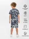 Детская пижама с шортами / ЛОГОТИПЫ ИГР GLITCH | ГЛИТЧ