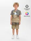 Детская пижама с шортами / Земляной кошак с расенганом