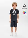 Детская пижама с шортами / RENAULT РЕНО 3Д ГЕОМЕТРИЯ 3D
