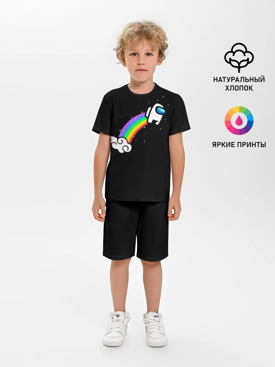 Детская пижама с шортами / Among Us