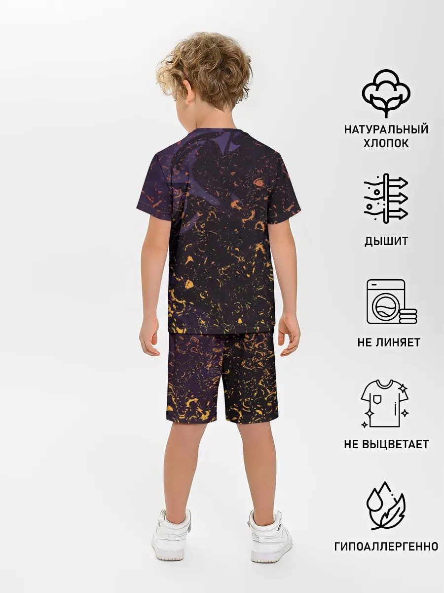 Детская пижама с шортами / Flame in the night