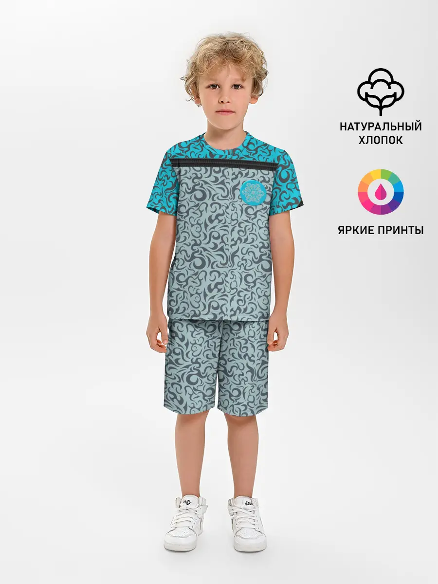 Детская пижама с шортами / Снежный вихрь