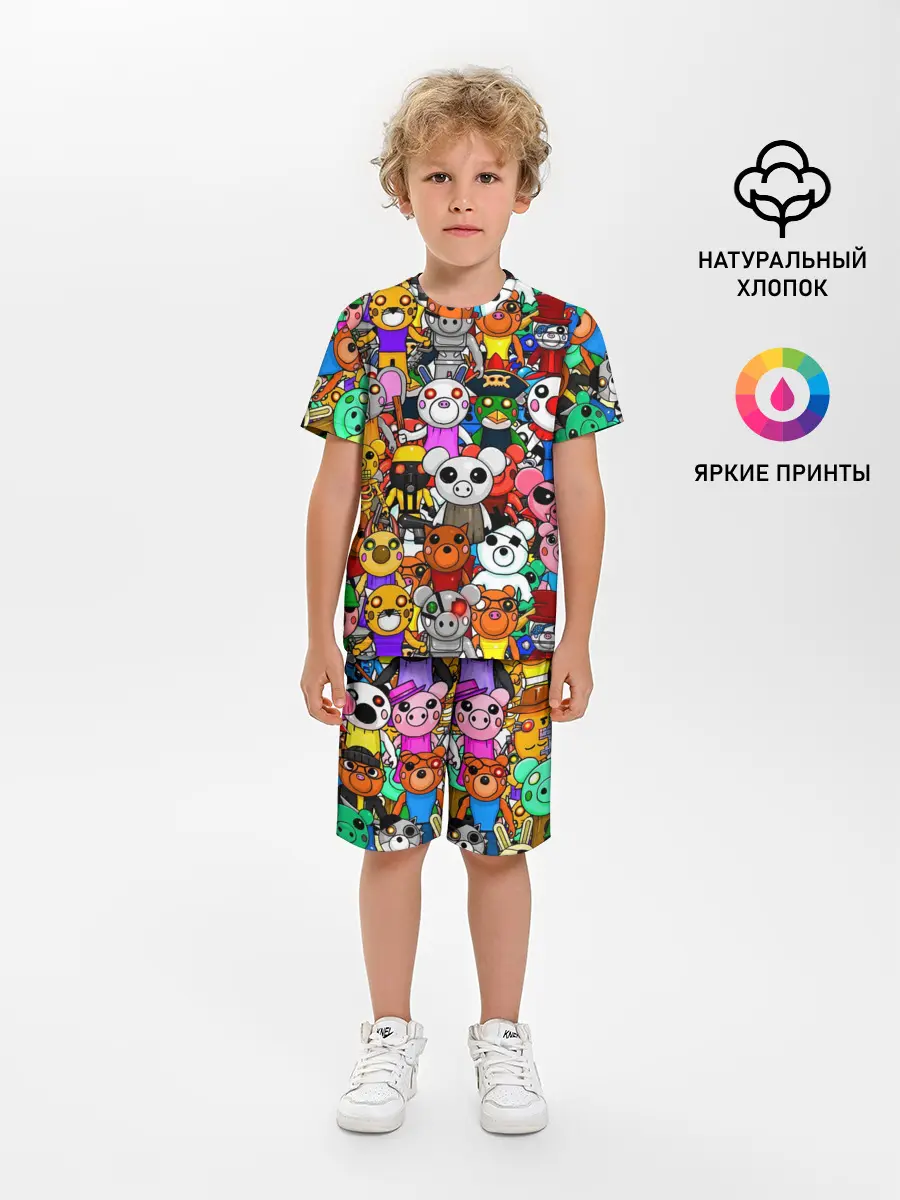 Детская пижама с шортами / ROBLOX PIGGY