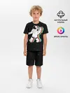 Детская пижама с шортами / Космонавт с магнитофоном