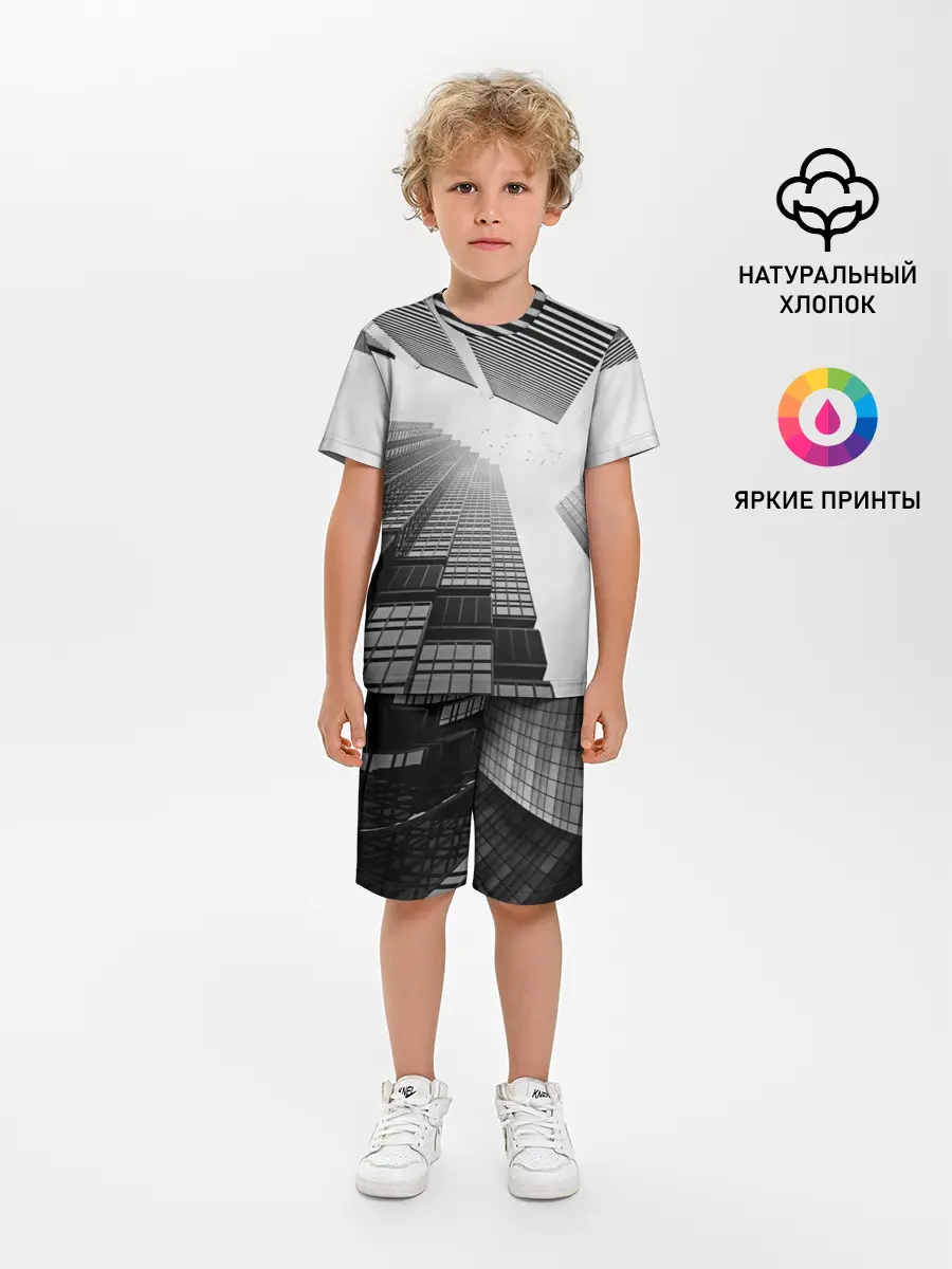 Детская пижама с шортами / Минимализм
