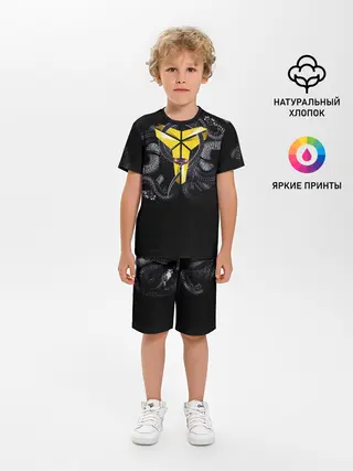 Детская пижама с шортами / Black Mamba Kobe Bryant