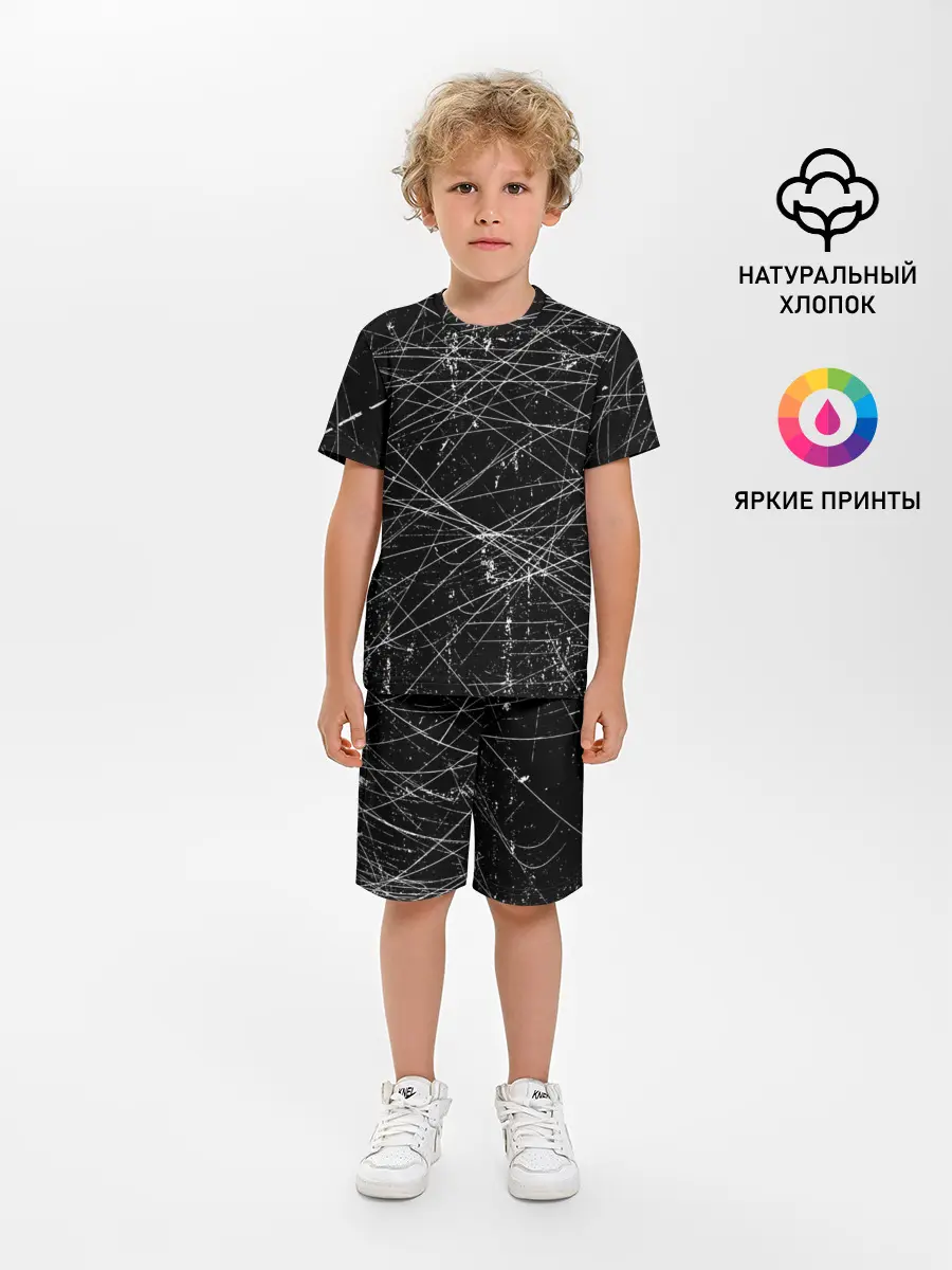Детская пижама с шортами / ТЕКСТУРА ГРАНЖ | GRUNGE