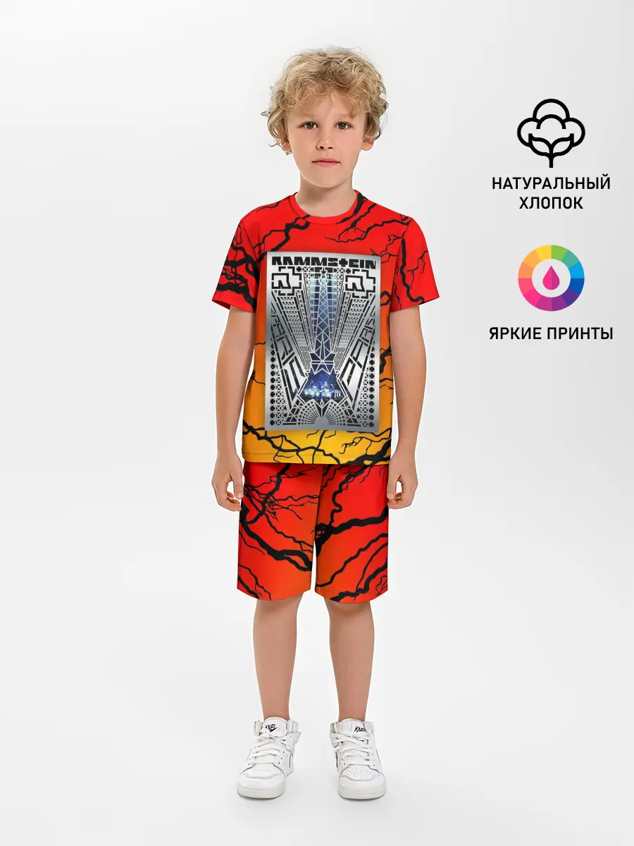 Детская пижама с шортами / RAMMSTEIN