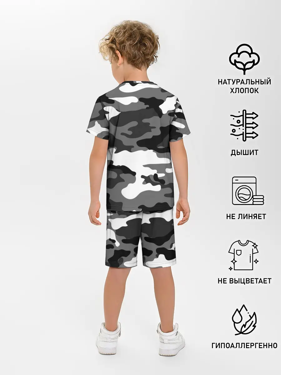Детская пижама с шортами / Пограничные Войска