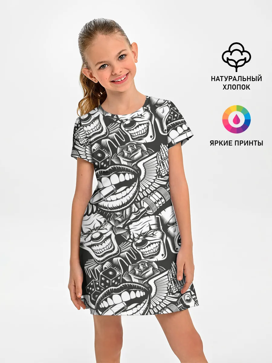 Детское платье / Тату ретро