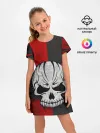 Детское платье / Крылатый череп 3D